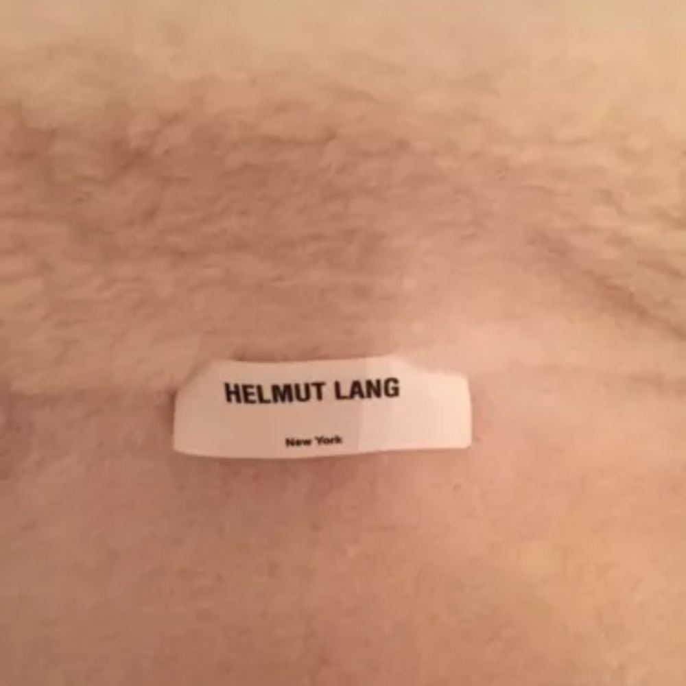 Helmut Lang Leather & Shearling Motorcycle Jacket - Picture 5 of 9